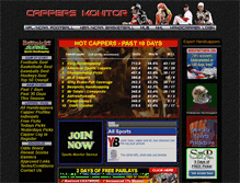 Tablet Screenshot of cappersmonitor.com